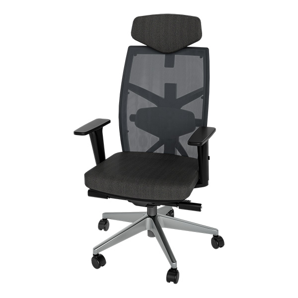 GYB Task Chair with Caster Wheels and Headrest