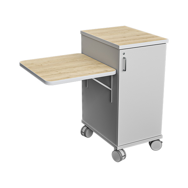 2G2BT Lecture Station with Laminated Finish and Caster Wheels