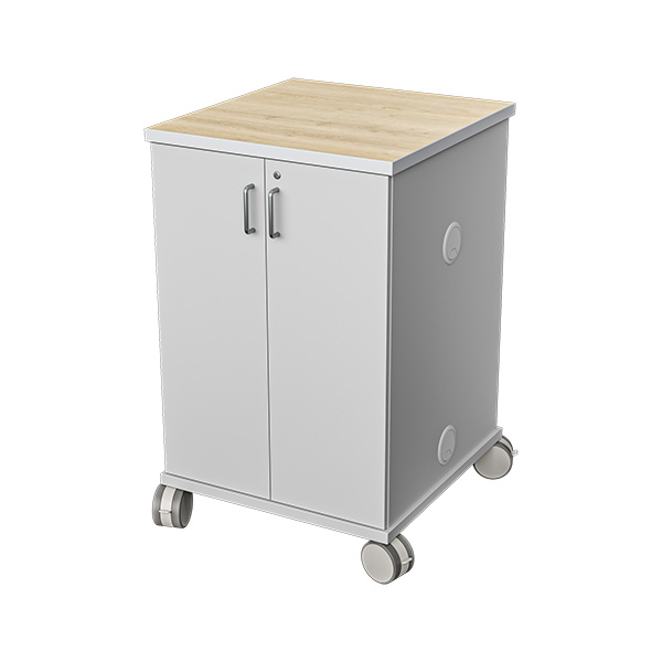 2G2BT Standard Presentation Station with Laminated Finish and Caster Wheels