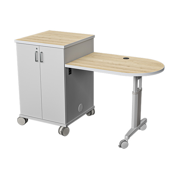 2G2BT Standard Presentation Station with Laminated Finish and Caster Wheels