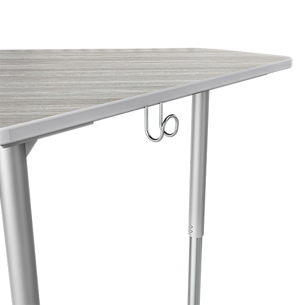 GEM Student Table with Laminated Finish and Bag Hook