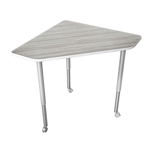 GEM Student Table with Laminated Finish and Caster Wheels