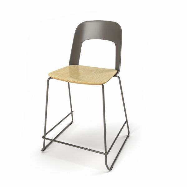ARCH Sled Base Counter Stool