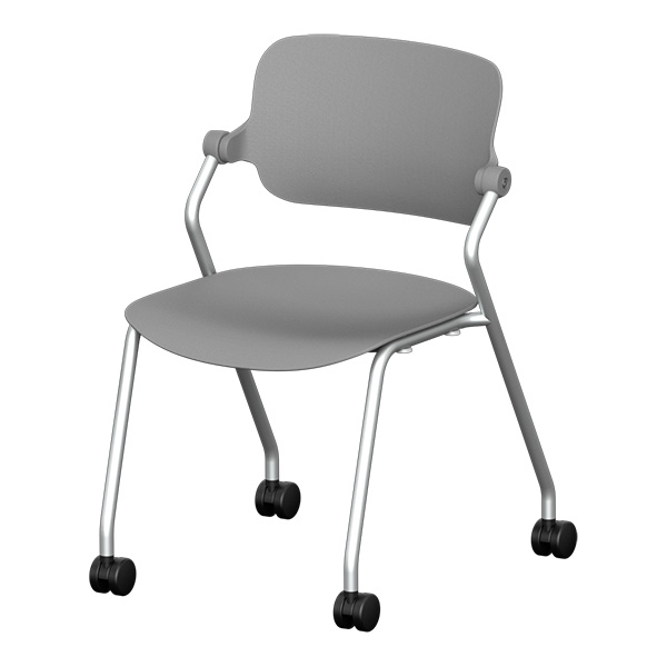 MSC 4-Leg Chair with Caster Wheels