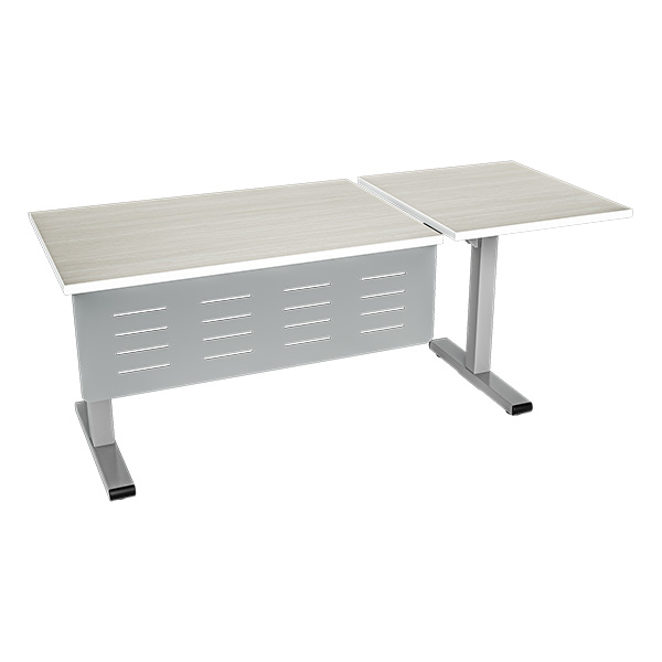 L2 Dual Purpose Teacher Station with Laminated Finish and Modesty Panel
