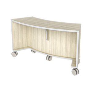 KIO 45° Curved Table 29H Mobile