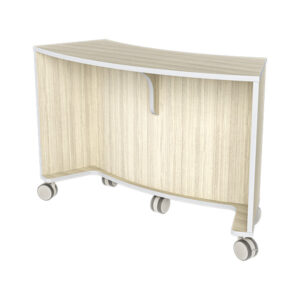 KIO 45° Curved Table 36H Mobile