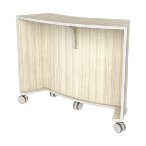 KIO 45° Curved Table 42H Mobile