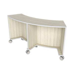 KIO 60° Curved Table 36H Mobile