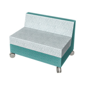 Chameleon Lounge™ Large Square Chair with Casters