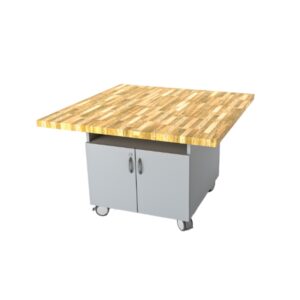 CRE8™ Makerspace Table with Butcher Block Top
