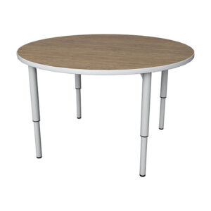 F2F Post-Leg Table Twist Adjustable Legs with Round Top and Glides