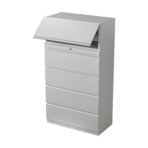 Freestanding Lateral Files 4 Drawers Flip Top