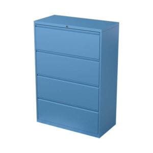 Freestanding Lateral Files 4 Drawers with Powder Coat Color