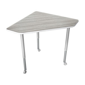 GEM Student Table Set Screw Adjustable Legs with GEM Top and Casters