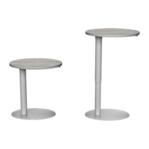 HATCH Pneumatic Side Table Height Compare