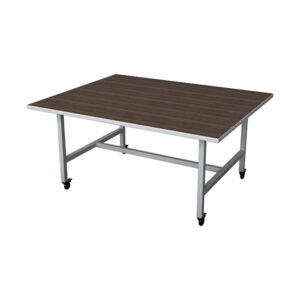 Highline H-Frame Table Coffee 36x48 with Casters