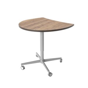 HMU Quad Base Side Table with Vinton Wave Bulb Top