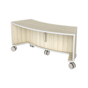KIO 45° Curved Table 24H with Casters