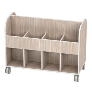 KIO Book Browsing Bin 48W with Casters