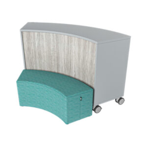 KIO Class Curved Table with FLEX Lite Class Curved Bench KIO Class Curved Table with FLEX Lite Class Curved Bench