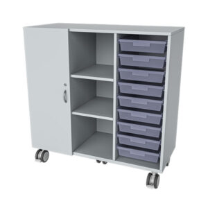 KIO Class Mobile Storage Cabinet 3 Column