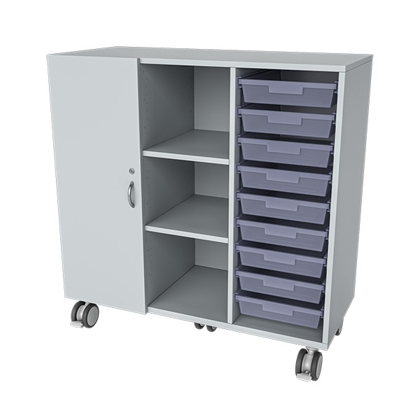 KIO Class Mobile Storage Cabinet 3 Column