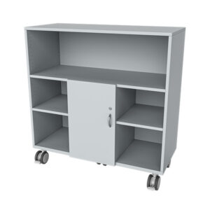 KIO Class Mobile Storage Cabinet 3 Column with Top Shelf