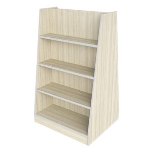 KIO Tapered Bookcase 60H Stationary