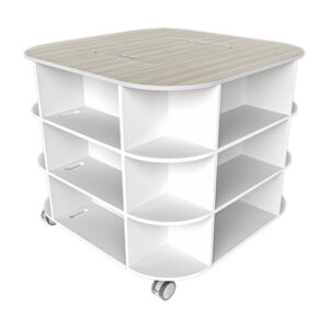 KIO Tinker Table 42H Mobile with Casters