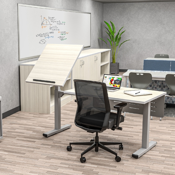 L2 Dual Purpose Teacher Stations Design Render
