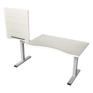 L2 Dual Purpose Teacher Stations with Right User Curve and Pencil Tray