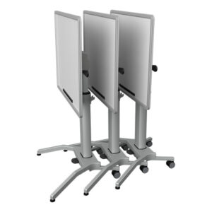 MUST+ Sit-2-Stand Table & Lectern Nesting Vertical Side View