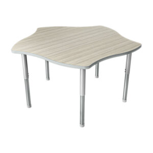 PAL Sit-2-Stand Student Tables 48x48 Pinwheel Top with Straight Leg