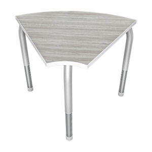 PAL Student Tables Slice Top with Curved Leg PAL Student Tables Slice Top with Curved Leg