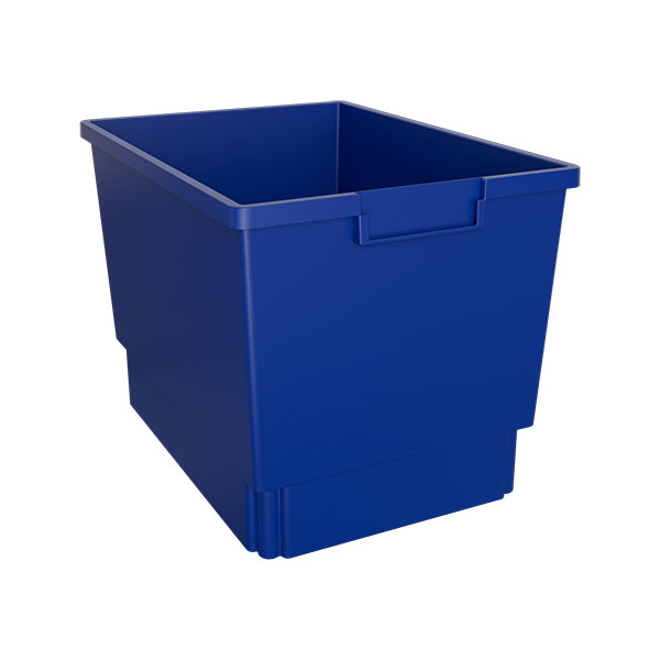 Plastic Storage Bin Blue