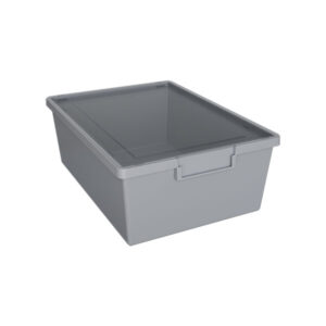 Plastic Storage Bin Grey