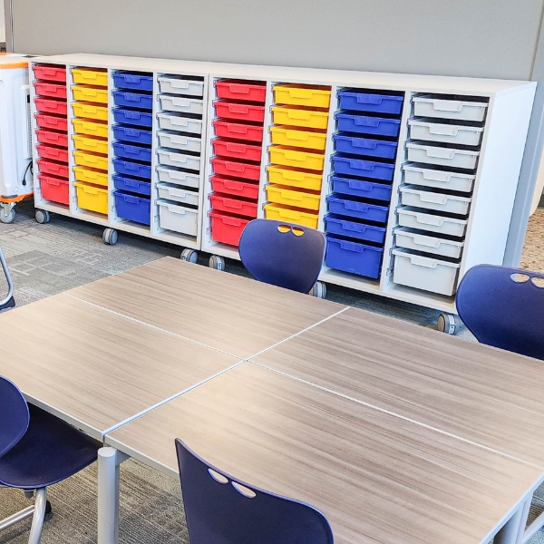 Plastic Storage Bin KIO Mobile Storage Install