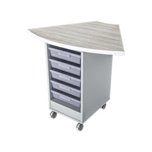 Slice Top Mobile Bin Storage