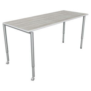 SST Stacking Table Rectangle Top 60x24 with Adjustable Legs