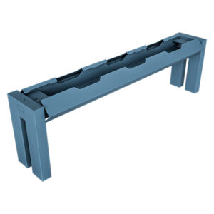 Stand Alone Wire Manager Accent Blue