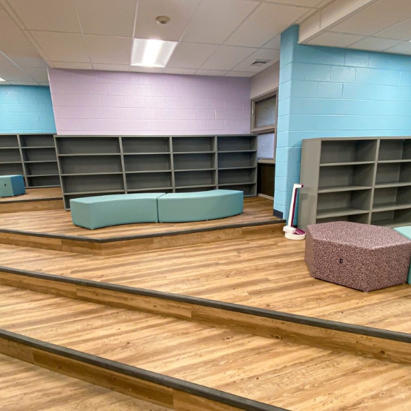 Steel Bookcase Install