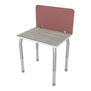 Tackable Privacy Panel on Desk Tackable Privacy Panel on Desk