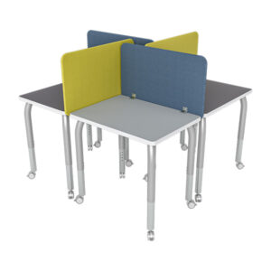 Tackable Privacy Panel on Desks Tackable Privacy Panel on Desks