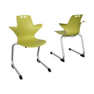 Tauri Cantilever Chair Olive