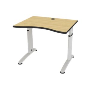 THX Computer Tables Single Wave Top