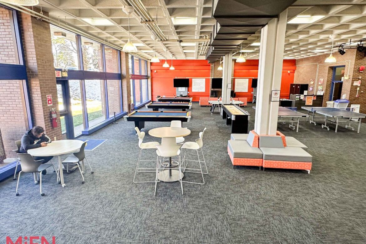 Turning an Old School College Dining Hall into a Highly Utilized Student Center