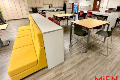 Creating a Modern Space Where Teachers and Staff Eat, Relax and Socialize
