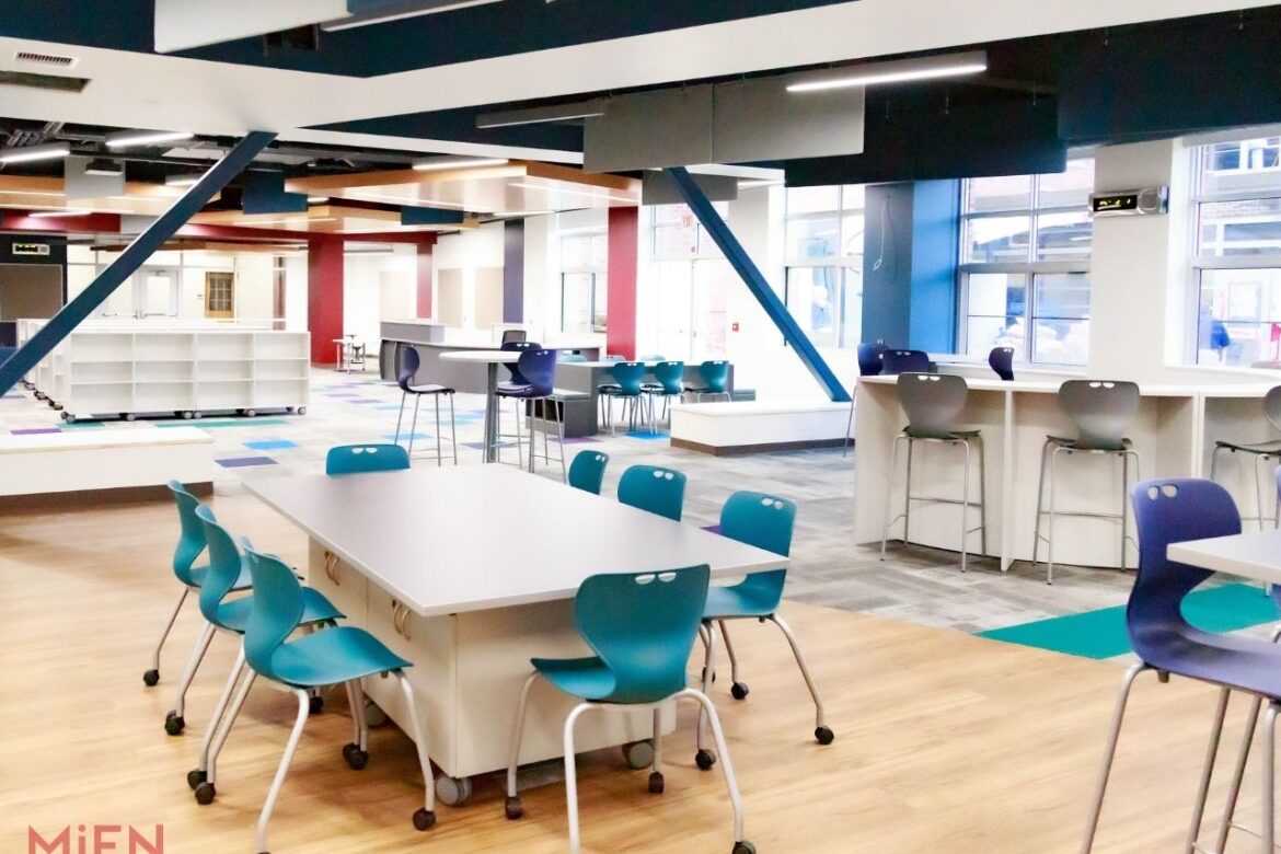 Avoca CSD Modern Media Center Learning Space