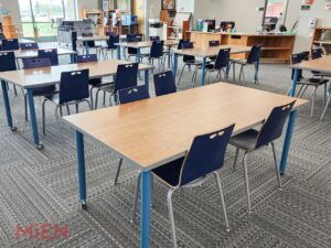 Effingham High School Media Center and Lab Spaces